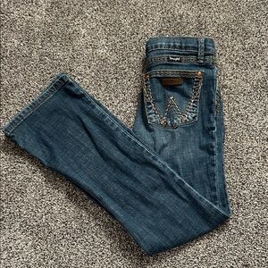 Wrangler Women's Dark Blue Boot Cut Jeans